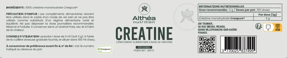 Créatine Monohydrate Creapure® 